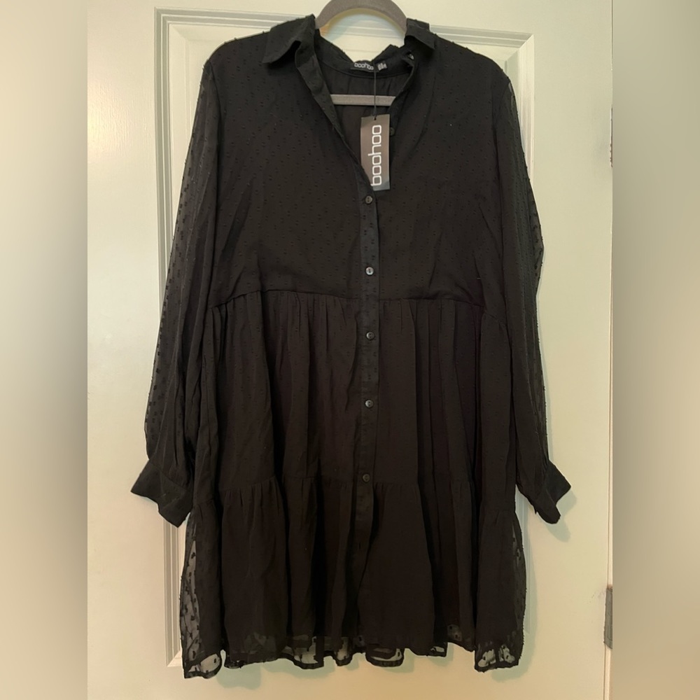 Boohoo, Black, Short, Large